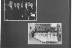 Liederkranz 1956 Jubiläum (Festumzug Dorfplatz)