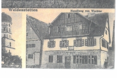 Postkarte (u.a. Geislinger Straße 1, 1928 versandt)