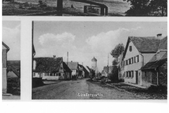 Postkarte (verschickt 1942, u.a. Dorfplatz 5)