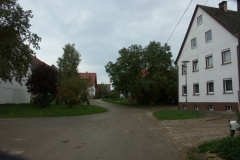 Schechstetten (Dorfplatz in Richtung Süden, 2004)